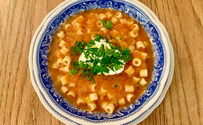 Italian Tomato and Pasta Soup