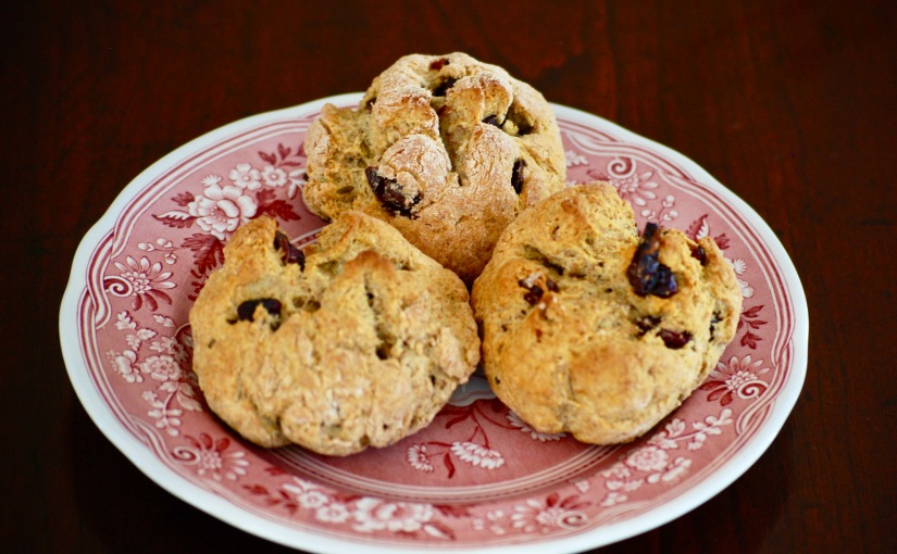 Soda Bread Rolls with Fennel Seeds and Cranberries