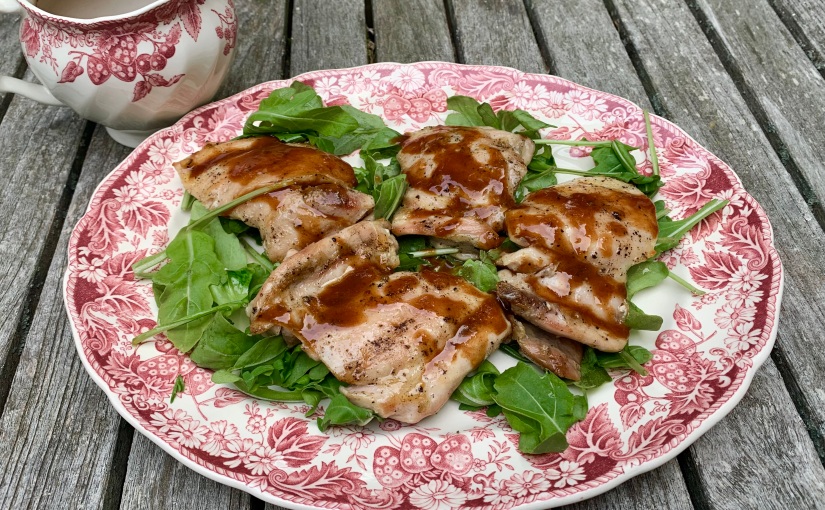 Chicken with Asian Pouring Sauce