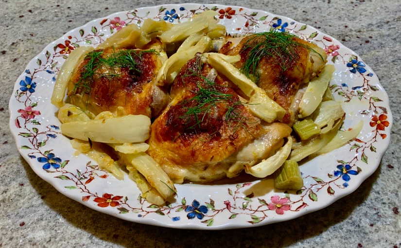 Chicken Traybake with Bitter Orange and Fennel