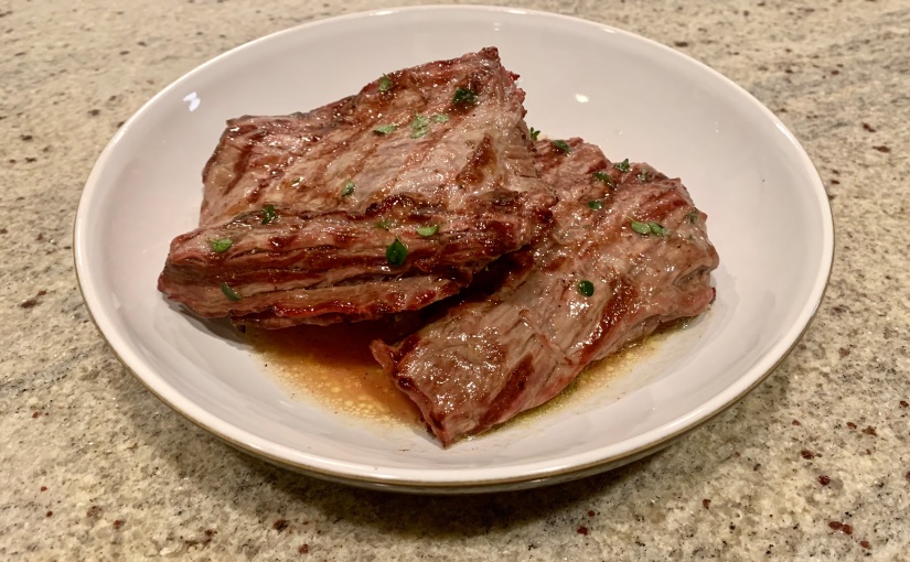 Sliced Steak with Lemon and Thyme
